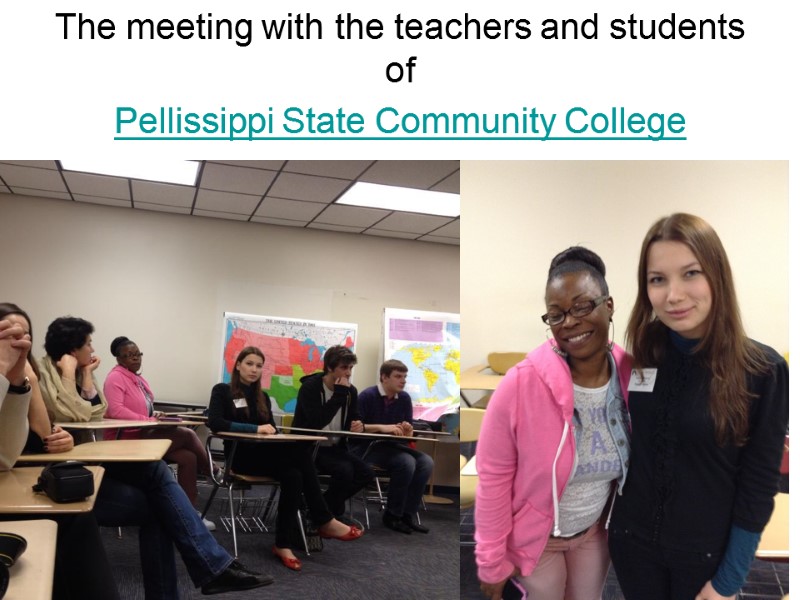 The meeting with the teachers and students of Pellissippi State Community College